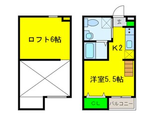 ヴィレッタ南島町の物件間取画像